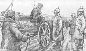 Karadordevic Petar Prints: Le roi Pierre, quittant la Vieille-Serbie