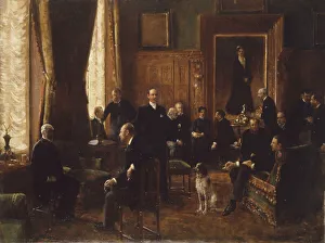 Evening Society Prints: Le salon de la comtesse Potocka, 1887. Creator: Beraud, Jean (1849-1936)