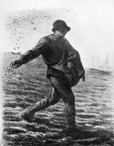 Sowing Prints: Le Semeur, c1850, (1913). Artist: Jean Francois Millet