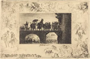 Drawbridge Prints: Le soir meme... (The same evening... ), 1878. Creator: Felix Hilaire Buhot