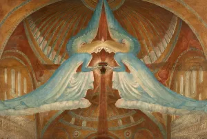 Le symbole du Graal, 1940. Creator: Delville, Jean (1867-1953)