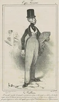 Stylish Prints: Le Tailleur, September 27, 1835. Creator: Honore Daumier