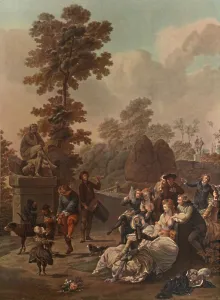 Heinemann Prints: Le Tambourin, (Tambourine), c1780, (1913). Artist: Charles-Melchior Descourtis
