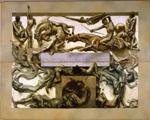 Le Tenebre (dal ciclo Il poema della Vita Umana), 1907. Creator: Sartorio, Giulio Aristide
