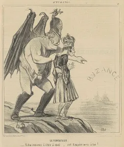 Nikolay Pavlovich Prints: Le Tentateur, 19th century. Creator: Honore Daumier