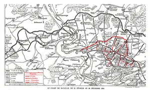 Lillustration Prints: Le Theatre de l'epopee de Verdun; Le champ de bataille du 21 fevrier au decembre 1916