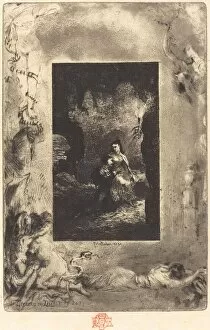 Le Tombeau du Diable (The Devil's Tomb), 1879/1880. Creator: Felix Hilaire Buhot