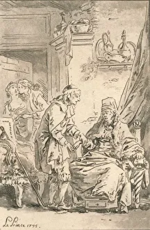 Patient Prints: Le Toucher, 1775. Creator: Jean Baptiste Le Prince
