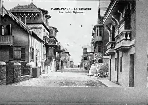 Named Prints: Le Touquet-Paris-Plage, Rue Saint-Alphonse. Creator: Unknown