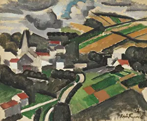 La Fresnaye Prints: Le Tournant, Meulan, 1912. Creator: La Fresnaye, Roger de (1885-1925)