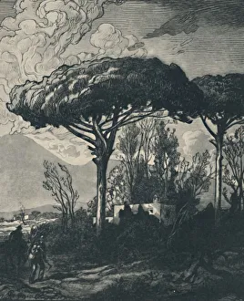Volcano Prints: Le Vesuve De Pompei, 1919. Artist: Pierre Gusman