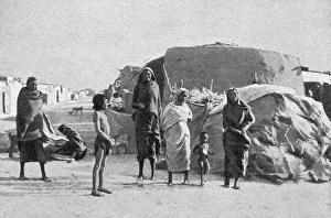 East African Prints: Le village negre d'Omdourman; Le Nord-Est Africain, 1914. Creator: Unknown