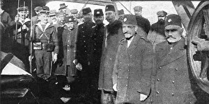Le voyage, de Salonique a Toulon, des consuls arretes le 30 decembre; A bord du Memphis'... 1915. Creator: Photographies A.C. Le voyage, de Salonique a Toulon, des consuls arretes le 30 decembre; A bord du Memphis'... 1915
