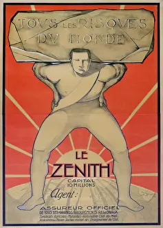 Poster And Graphic Designart Decoposter Prints: Le Zenith Assurances, 1920. Creator: Gonard, J. (active ca 1920)