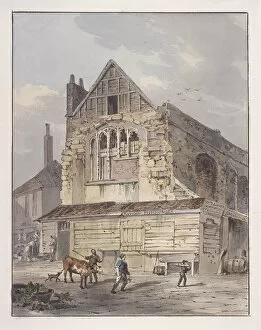Derelict Gallery: Leadenhall Chapel, London, c1810. Artist: George Shepherd