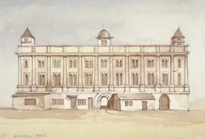 Leadenhall Prints: Leadenhall, City of London, 1850. Artist: Thomas Colman Dibdin