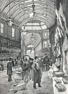 Sir Horace Prints: Leadenhall Market, 1891. Creator: William Luker