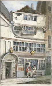 Horse Whip Prints: Leadenhall Street, City of London, 1811. Artist: John Nixon