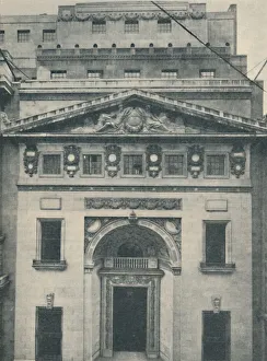 Insurance Company Prints: The Leadenhall Street Entrance of Lloyd s, 1936