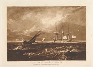 Liber Studorium Prints: The Leader Sea Piece (Liber Studiorum, part IV, plate 20), March 29, 1809