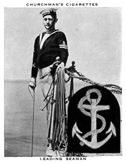 Seamanship Prints: Leading Seaman, 1937. Artist: WA & AC Churchman