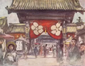 A Record In Colour Prints: Leading to the Temple, c1887, (1901). Artist: Mortimer L Menpes