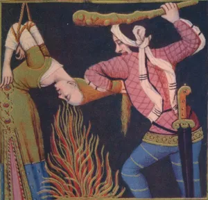 Giovanni Boccaccio Gallery: Leaena - Femme Publique, 1403, (1939). Artist: Master of Berrys Cleres Femmes