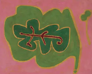 Blue Rider Prints: Leaf, 1937. Creator: Klee, Paul (1879-1940)