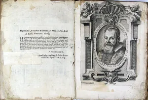 Leaf of book The Assayer (Il Saggiatore) by Galileo Galilei, 1623. Artist: Anonymous Leaf of book The Assayer (Il Saggiatore) by Galileo Galilei, 1623. Artist: Anonymous