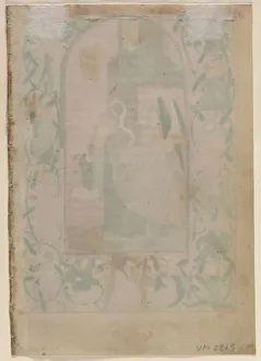 Ghent Prints: Leaf from a Book of Hours: Blank (verso), 1470s. Creator: Unknown