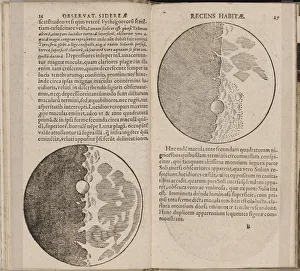 Leaf of book Sidereus Nuncius (Sidereal Messenger) by Galileo Galilei, 1610 Leaf of book Sidereus Nuncius (Sidereal Messenger) by Galileo Galilei, 1610