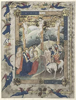 Leaf from a Missal: The Crucifixion (Frontispiece for the Canon of the Mass), c. 1440-1450