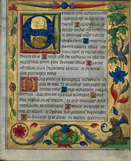 Leaf from a Psalter and Prayerbook... (1 of 3 Excised Leaves), c. 1524. Creator: Unknown
