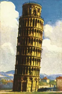 Pisa Prints: The Leaning Tower of Pisa, c1928. Creator: Unknown