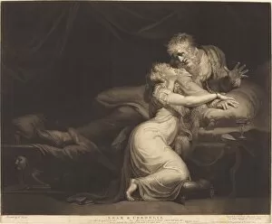 Shakespeare William Gallery: Lear and Cordelia, 1784. Creator: John Raphael Smith