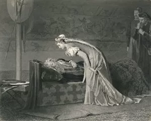 The Works Of Shakspere Gallery: Lear and Cordelia (King Lear), c1870. Artist: W Ridgeway