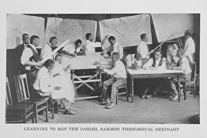 Further Education College Prints: Learning to map the Parish, Gammon Theological Seminary, 1922. Creator: Unknown