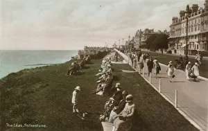 Coastal Resort Gallery: The Leas, Folkestone, Kent, c1920
