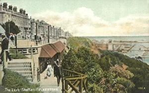 The Leas Shelter, Folkestone, 1900s. Creator: Unknown