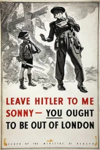 Debris Prints: Leave Hitler to me sonny - you ought to be out of London