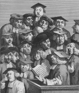Lecture Collection: The Lecture, 1736, (1830s). Creator: Unknown