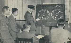 Air Force Prints: A lecture on instrument flying at the Central Flying School at Upavon
