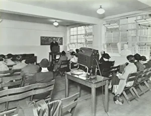Holborn Prints: Lecture in progress, City Literary Institute, London, 1939