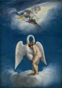 Mannerism Collection: Leda and the Swan. Artist: Orsi, Lelio (1511-1587)