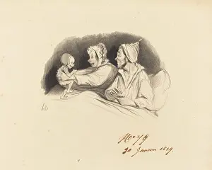Parents Prints: L'Education au Biberon, 1838