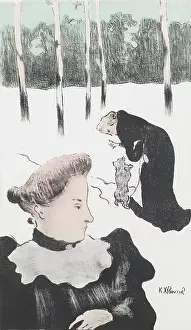 Elderly Woman Prints: L'education du Chien, 1900-1924