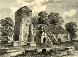 Lewisham Prints: Lee Church in 1795, (c1878). Creator: Unknown