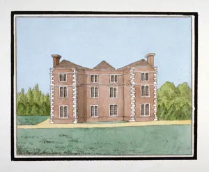 Lee Place which stood on the north side of Old Road, Lewisham, London, c1795. Artist