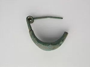 Clasp Gallery: Leech Fibula (Brooch), Geometric Period (800-700 BCE). Creator: Unknown