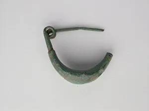 Thessaly Prints: Leech Fibula (Brooch), Geometric Period (800-700 BCE). Creator: Unknown
